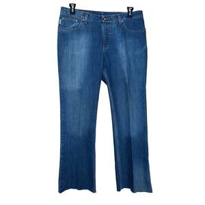 Carhartt Vintage Women Jeans Durable Denim Frayed Hem Size 14 Blue